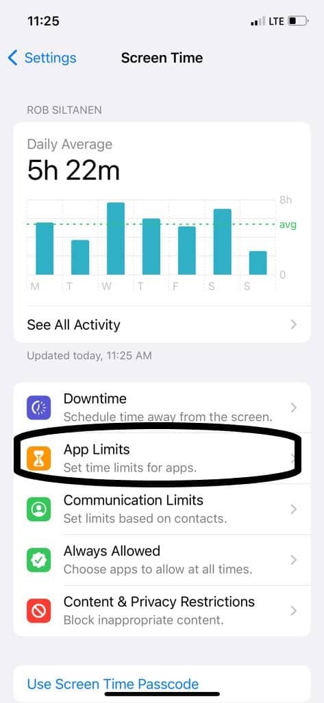 Hide Apps on iPhone: Screen Time