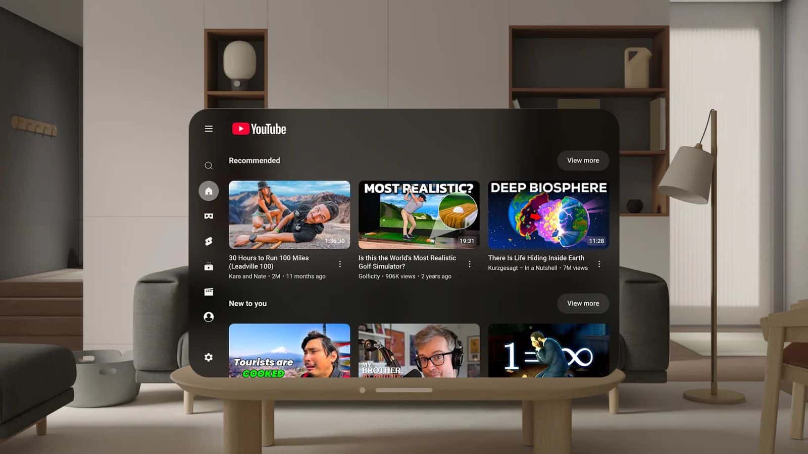 Apple Vision Pro Now Has YouTube App