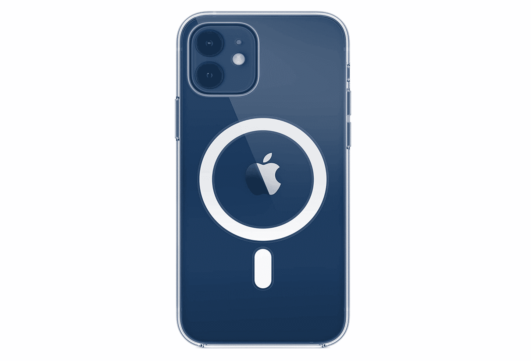 The iPhone 12 with a MagSafe case