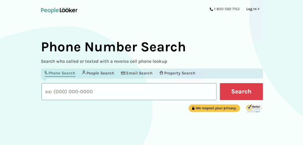 Track a Phone by the Number using PeopleLooker
