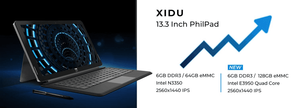 XIDU 13.3 Inch PhilPad